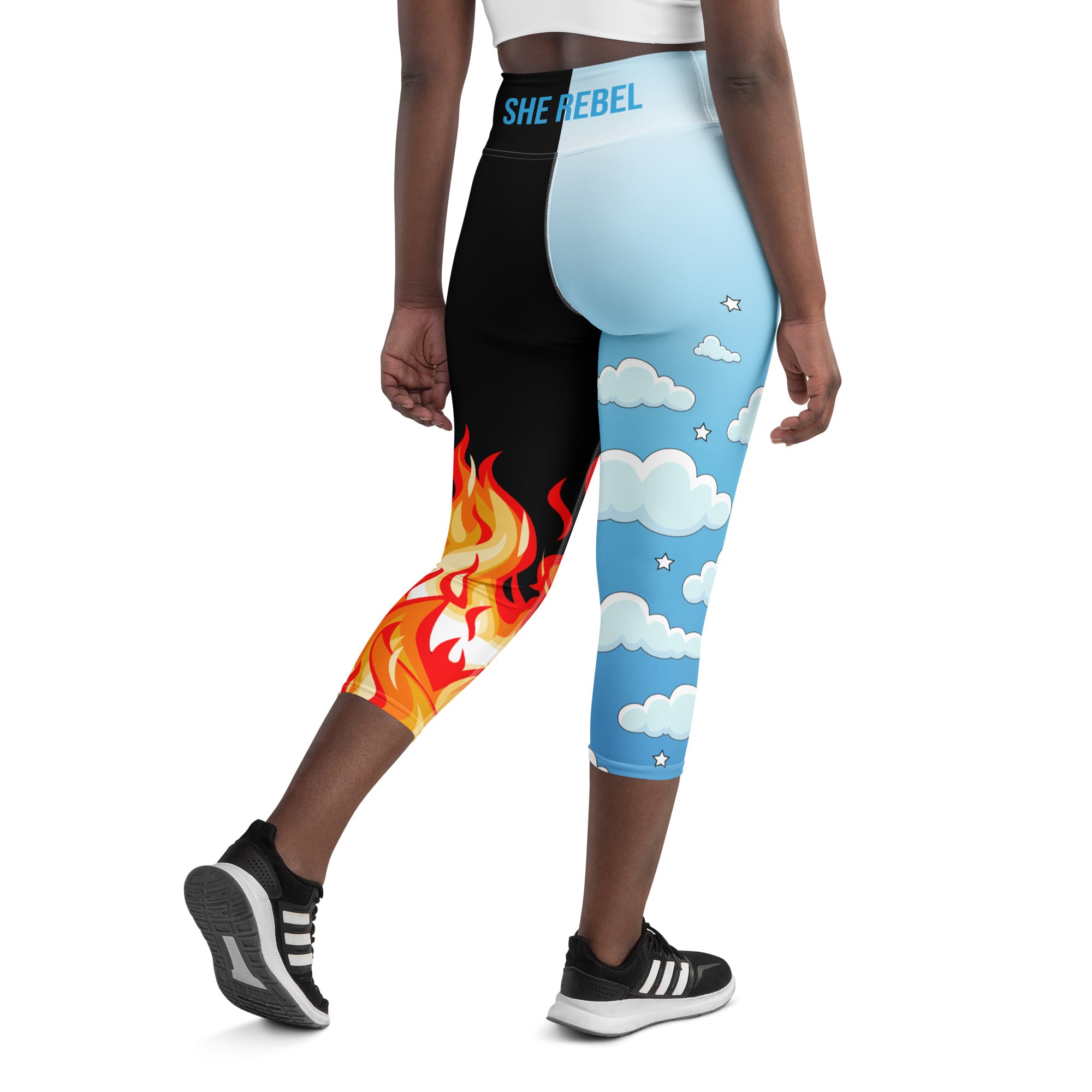 Heaven & Hell Yoga Capri Leggings